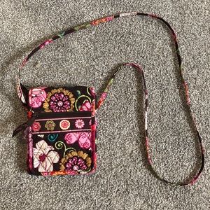 Vera Bradley Vintage Print Small Cross Body Bag